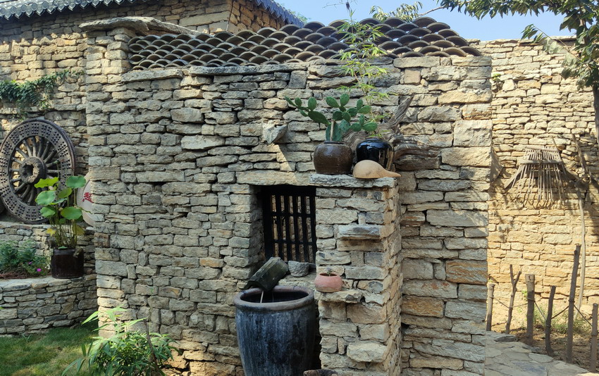 鲁寨民俗文化博物馆老院子盆景