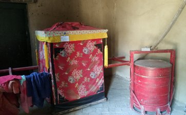 民俗婚庆花轿、拾盒